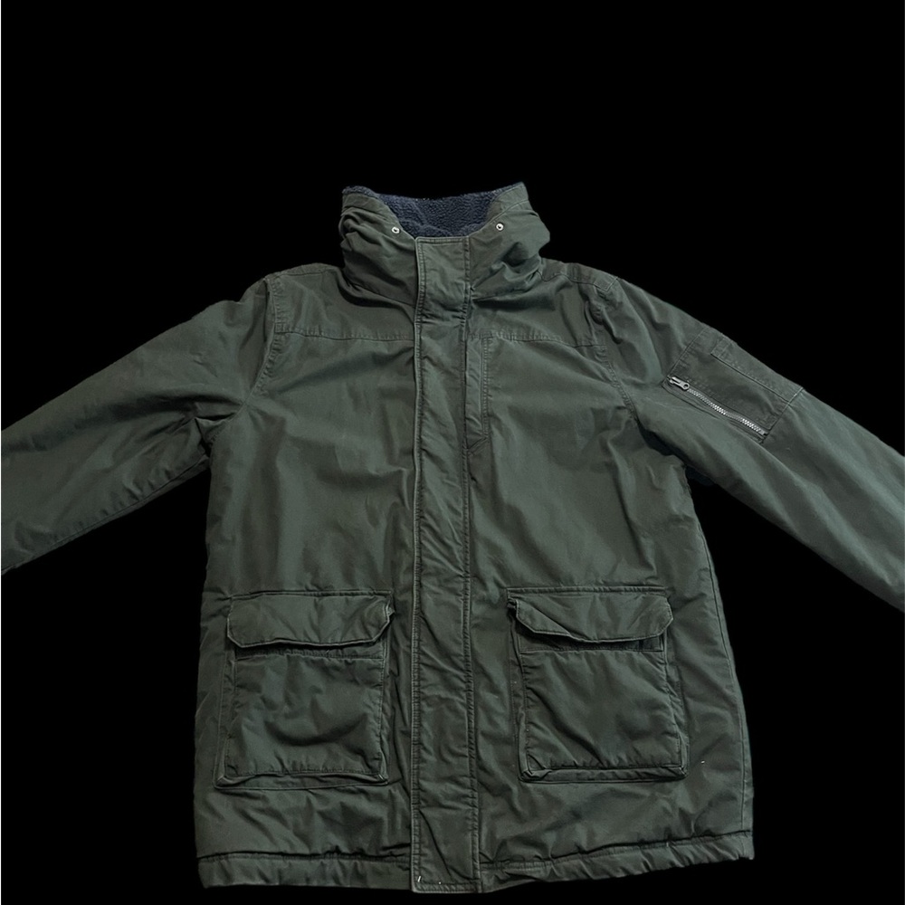 St. John's Bay Olive Military Field Jacket